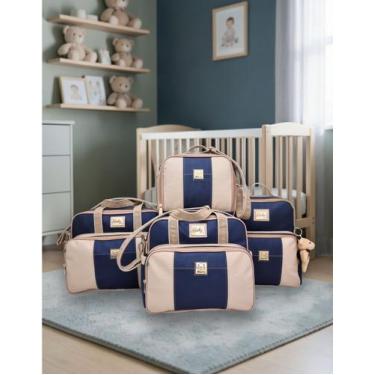 Imagem de Kit Bolsas Maternidade Completo Bebê Enxoval + Trocador Miellu - Linha