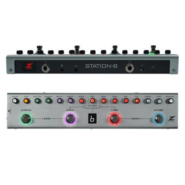 Imagem de Pedal P/contrabaixo Reverb E Delay Station-b Da Ziron Efx