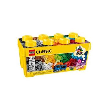 Imagem de CAIXA MEDIA DE PEÇAS CRIATIVAS LEGO CLASSIC 484 PEÇAS 10696