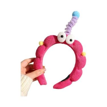 Imagem de Faixas De Cabelo Divertidas De Pelúcia Coloridas Com Personagens De De