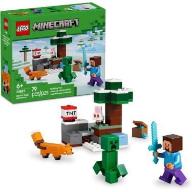 Imagem de Lego Minecraft Aventura em Taiga do Steve - 21583