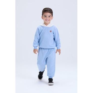 Imagem de Conjunto Infantil de Inverno Masculino Moletom Jet - Vida Costeira Ofi