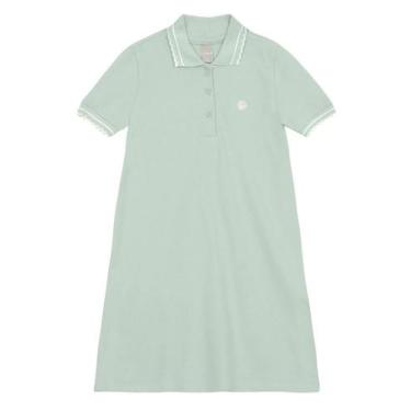 Imagem de Vestido infantil menino em piquet Mundi Verde, Verde, 6