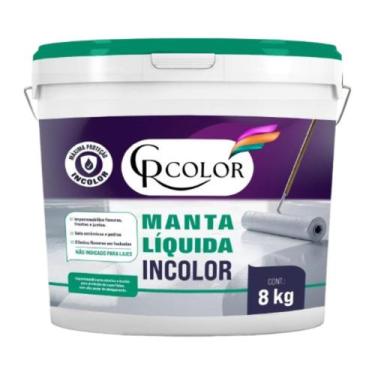 Imagem de Manta Líquida Incolor Impermeabilizante Pedra 8KGS OU 12KGS CRCOLOR, 8