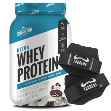 Imagem de Whey Isolado Concentrado Cookies 907g Luva - Shark Pro - SharkPro