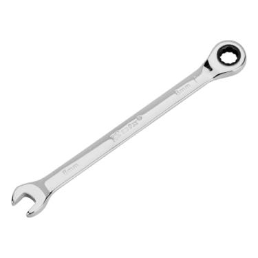 Imagem de MTX Chave Combinada 8Mm Em Aço 40CrV Cromo-Níquel Soquete 12 Pontos Mecanismo 72 Dentes Para Trabalhos Precisos Em Áreas Difíceis Com Alta Durabilidade