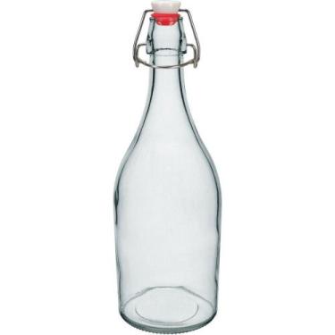 Imagem de Garrafa Hermética água Home&co Vidro 1l 29x9x9 Transparente - HOME & C