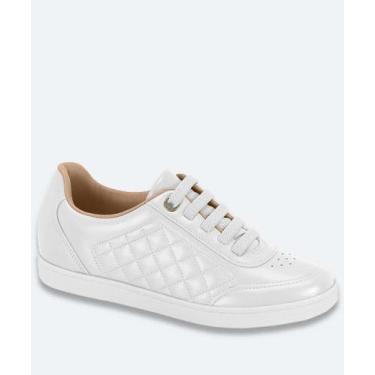 Imagem de Tênis Casual Feminino Recorte Modare Branco-19067, Branco, 38