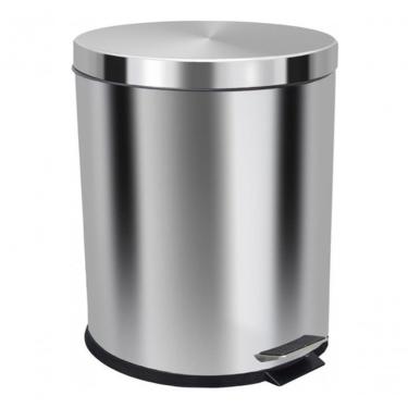 Imagem de Lixeira 30 Litros em Aço Inoxidável AISI 430 com Pedal e Balde Interno Removível Inox