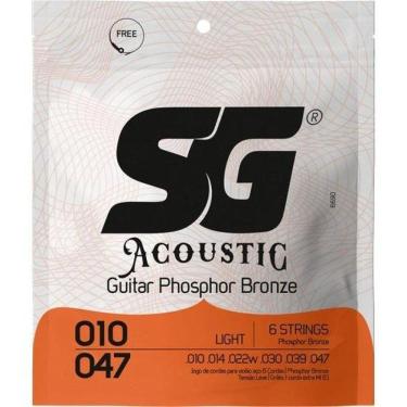 Imagem de Encordoamento Violão Aço .010 Light Phosphor Bronze Sg