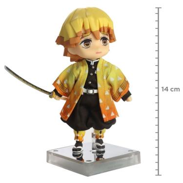 Imagem de Action Figure Good Smile Company Nendoroid Doll Zenitsu Agatsuma Demon Slayer Kimetsu n...