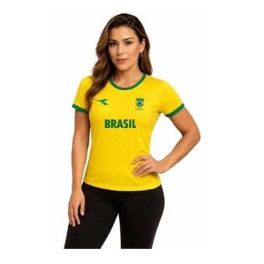 Imagem de CAMISETA DIADORA FEMININA BRASIL-Feminino