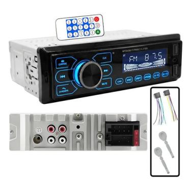 Imagem de Som Automotivo Bluetooth Usb Trio Paredão Fm Carretinha Aux - ELECHINO