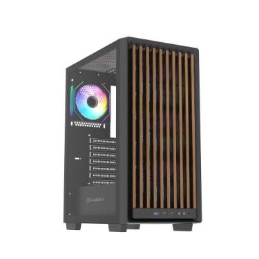 Imagem de Gabinete Gamer Husky Dome 600, Mid Tower, ATX, Lateral em Vidro, Front
