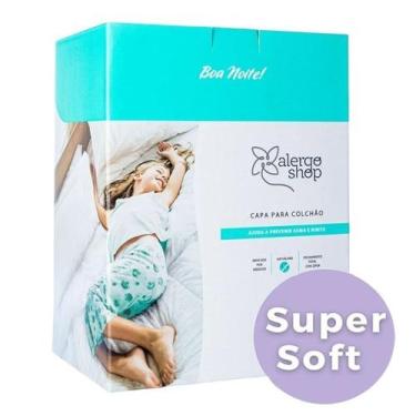 Imagem de Capa Antiácaro Para Colchão Casal Queen Super Soft Alergoshop
