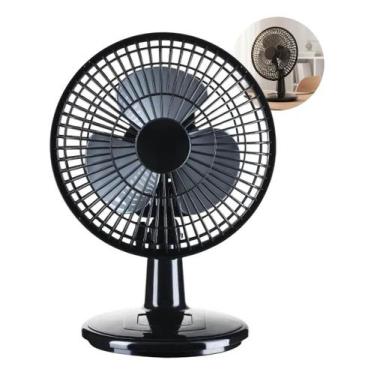Imagem de Mini Ventilador Turbo 20cm 220V Portátil Silencioso Potente Compacto -