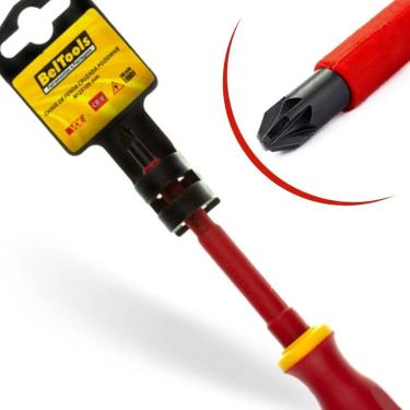 Imagem de Chave Pozidrive VDE 2x100mm P/  Disjuntor Beltools