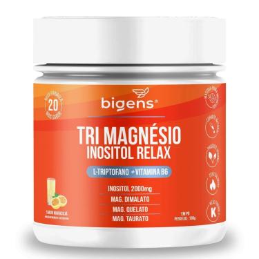 Imagem de Tri Magnésio Inositol 2000mg Relax Triptofano + Vitamina B6 180g - Bigens-Unissex