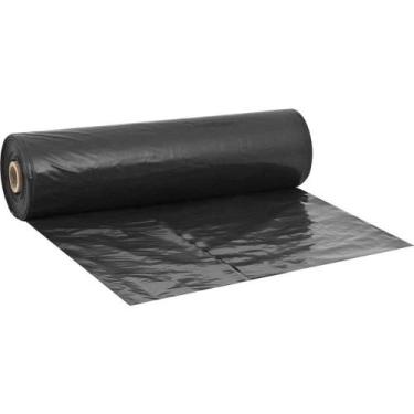 Imagem de Lona Plástica Preta, 4 m x 50 m, 7,5 kg, Lonax