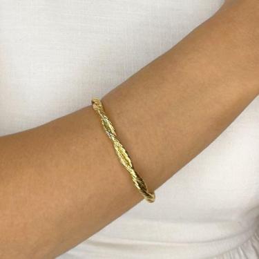 Imagem de Bracelete Fio Duplo Torcido Banhado em Ouro 18k - Anastásia Joias