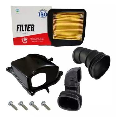 Imagem de Kit Filtro Ar, Tampa, Condutor, Parafuso Titan 125 00 Até 08 - TRILHA
