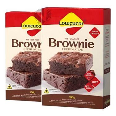Imagem de Kit 2 Mistura Brownie E Petit Gateau Diet Zero 150g Lowçucar