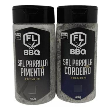 Imagem de Kit churrasco sal de parrilla com pimentacodeiro flbbq