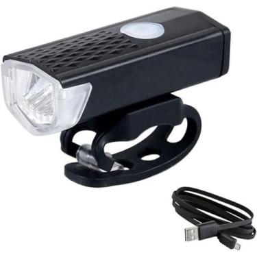 Imagem de Farol Lanterna Bike Led Usb Recarregável Prova D'água 300 Lumens - NoB
