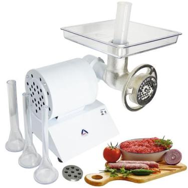 Imagem de Moedor Triturador Elétrico Carne Linguiça Kibe Industrial Profissional