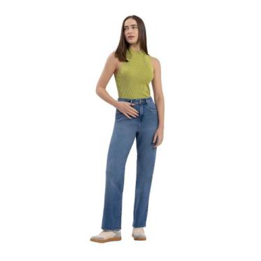 Imagem de Calça Jeans Feminina Reta Alta Lez A Lez, 36