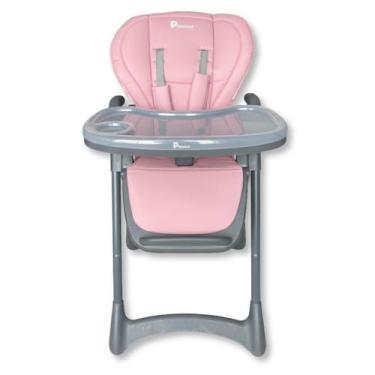 Imagem de Cadeira de alimentação easy rosa - passear baby