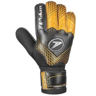 Imagem de Luva Goleiro Unissex Campo Adulto Training Focus Poker 01050, Preto, A