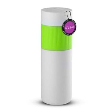 Imagem de Garrafa Térmica Inox 500 ml com Apoio para Celular Begin TopGet, Verde