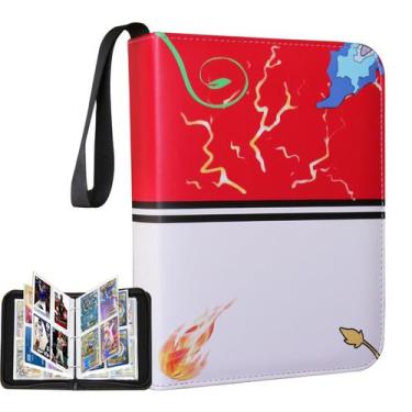 Imagem de Fichário para Cartas Fweel 400 Cartas em Couro PU com Zíper