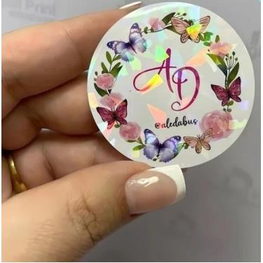 Imagem de Adesivo Vinil Holográfico Branco A4 20 Folhas Fotografico - OFF PAPER