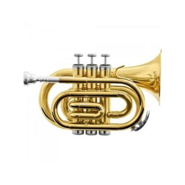 Imagem de Trompete Harmonics BB HMT-500L Pocket Laqueado