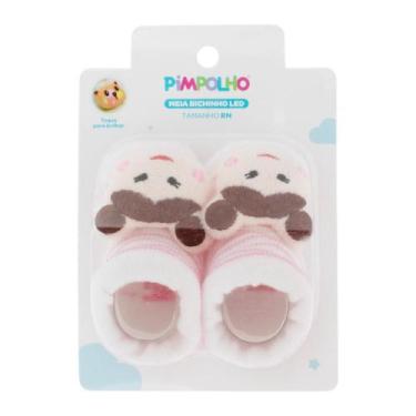 Imagem de Meia Bichinho LED RN Menina Pimpolho 300801