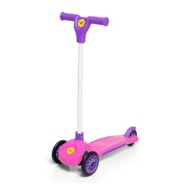 Imagem de Patinete Calesita Trinet Max Pop Rosa Tateti Infantil