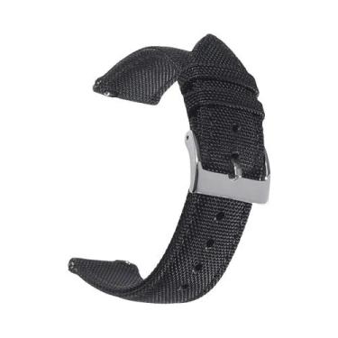 Imagem de Pulseira De Relógio De Nylon À Prova d'Água Com Liberação Rápida 18mm-