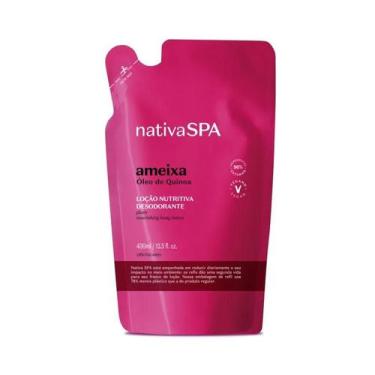 Imagem de Refil Loção Desodorante Hidratante Corporal Nativa SPA Ameixa 400ml Bo