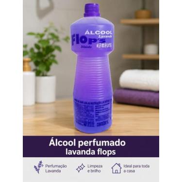 Imagem de Kit 8L Álcool Perfumado Lavanda Alta Qualidade Direto Fábrica Ação Ráp