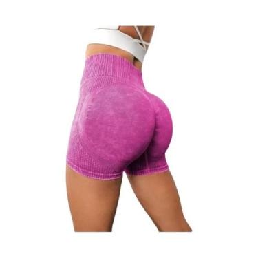 Imagem de Calças de Yoga e Shorts Fitness Femininos - Respiráveis e Ajustados, B