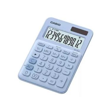 Imagem de Calculadora De Mesa 12 Dígitos Azul - Ms-20uc-lb-w-dc - CASIO