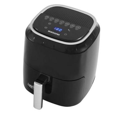 Imagem de Fritadeira Light Fry Touch Control Preta Suggar, Preto, 110 V