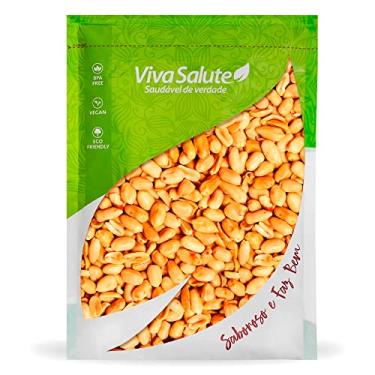 Imagem de Amendoim Torrado Sem Sal Sem Pele Viva Salute a Vácuo - 1Kg
