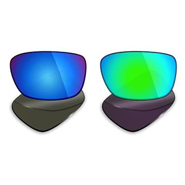 Imagem de 2 pares de lentes polarizadas de substituição da Mryok para óculos de sol Oakley Drop Point – Opções