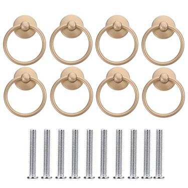 Imagem de 10 pcs botões de liga de zinco único puxão alças de porta de gabinete sólido YYDFPIIA (Color : Silver)