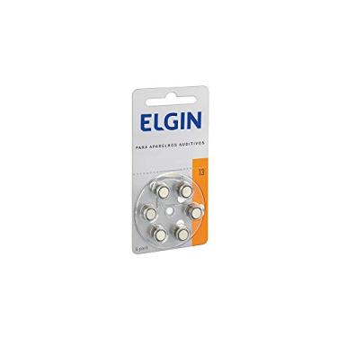 Imagem de Bateria Zinco para aparelhos auditivos AR 13/ PR48 Elgin com 6 unidades 1.4V Pilha
