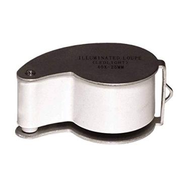Imagem de Lupa p/Joalheiro e Relojoeiro 25mm c/Iluminação LED - MG 21011 CSR