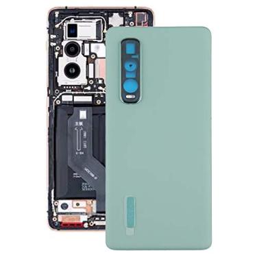Imagem de HONGYAN Peças de substituição de telefone celular Capa traseira da bateria em couro original para OPPO Find X2 Pro CPH2025 PDEM30 Acessórios telefônicos
